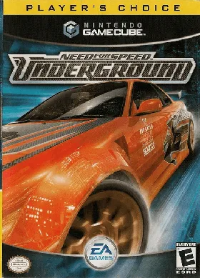 Need for Speed - Underground (Player's Choice) box cover front